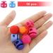NODG 50 Pcs Assorted Colors Round Ball Cord Lock Toggle Stoppers for Drawstrings Bags - Plastic Lanyard Fastener Clips - Buy Online on GoSupps.com