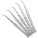 HEEPDD 5-Pack Stainless Steel Curved & Straight Tweezers for Eyelash Extensions | Precision Pointed Tips | International Shipping Available - Buy Online on GoSupps.com