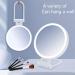 Ruuizksa 10X Magnifying Makeup Mirror with Lights and Magnification 3 Colors Desktop LED Mirror and Vanity Mirror for Travel - Buy Online on GoSupps.com