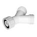 Y Splitter Connector Y Connector 3/4 Thread for Washing Machine & Dishwasher for Most Pipes Connector