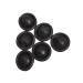 NOLITOY 100pcs Fingertip Gloves Thumb Support Gel Caps Black Gel Black Crib Mallet Covers Black M