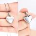 Paw Print Pet Heart Urn Necklace - Memorial Keepsake Jewelry for Pet Ashes - Buy Online on GoSupps.com