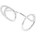 TIKATARER Nail Rings Nail Art Fingernail Rings Nail Charms Nail Rings With Nails Attached Unique Stylish Women Finger Nail Cover Ring for Women Lady Girls Parties Weddings (3044 platinum) - Buy Online on GoSupps.com
