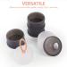 Vicloon Baby Milk Powder Dispenser 2PCS - Portable 4 Layers 120ml per Layer - Stackable Snack Storage Container in Gray, Pink & Blue - Buy Online on GoSupps.com