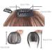 Thin Neat Air Bangs Hair Extensions Clip in on Fringe Front Hairpiece (Light Brown) - Buy Online on GoSupps.com