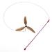 GoCat Da Purr-Peller Cat Toy, A Feather Propeller That Spins as it is Guided Through The Air