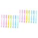 FRCOLOR 16 Pcs Eyebrow Trimmer Portable Shaver Beard Shaver Eyebrow Trimming Cutters Eyebrow Shaper Razor Womens Razors for Shaving Face Female Eyebrow Remover Foldable Tool Plastic Miss