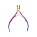 SVAASA Nail Clippers Nail Cuticle Nipper Scissors Stainless Steel Rainbow Tweezer Clipper Dead Skin Remover Scissor Plier Pusher Nails Tools (Color : Purple)