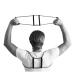 Buy Corrector Back Brace - Comfortable Posture Trainer for Neck & Back Pain Relief - Adjustable Spine Support for Men & Women (S-M Black - Buy Online on GoSupps.com