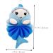 Housoutil 4 Pcs Children's Bath Ball - Soft Animal Mesh Sponge Pouf for Newborns | Portable Bath Supplies - Buy Online on GoSupps.com