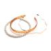 3 SET Alice Bands Headband Leopard Print Faux Pearl Slim Gold Wavy Hair Band Gift Set