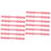 JECOMPRIS face 20 pc mask hook ear cable buckle face extension hook adjustable earband lane lane lactal straps made of silicone extension tape with hook pebble gel pink