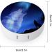 Howling Wolf Round Case For Contact Lens Kit Storage Box with Mirror Printed - Buy Online on GoSupps.com