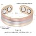 EnerMagiX Tri Tone Magnetic Copper Bracelet and Ring for Women/Men | 8 Magnets, Adjustable Size | Women's Day Gift - Buy Online on GoSupps.com