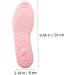 NOLITOY Heightening Shoe Inserts for Women - Sweat Absorption Insoles | Invisible Outdoor Pink Shoe Lift Insole - Buy Online on GoSupps.com