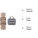 BAGSMART Toiletry Bag Travel Bag with Hanging Hook Water-Resistant Makeup Cosmetic Bag Travel Organizer for Accessories Shampoo Full Sized Container Toiletries (Stripe) M Stripe - Buy Online on GoSupps.com