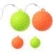 Frcolor Professional Hand Massage Balls - 2 Pack Portable Finger Strength Training & Grip Coach - Medium Green Round Massage Balls for Strengthening & Relaxation - Buy Online on GoSupps.com