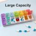 Detachable Weekly Pill Box Organizer - 7 Day 2 Times a Day - 14 Compartments - Travel Pill Holder for Vitamins and Medication - Rainbow B - Buy Online on GoSupps.com