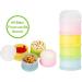 Kidsmile Twist-Lock Formula Dispenser - BPA Free, Stackable Container for On-the-Go Feeding - 4 Feed Compartments, No Powder Leakage - Buy Online on GoSupps.com