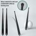Dznils Earwax Removal Kit - 7-in-1 Portable Ear Cleaning Tool with Silicone Massaging Spiral Remover - Stainless Steel & Plastic Ear Pick Set for Home Travel - Includes Storage Box - 7 Pieces - Buy Online on GoSupps.com