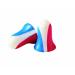 Howard Leight by Honeywell Super Leight USA Disposable Foam Shooting Earplugs 10-Pairs (R-01891) Red/White/Blue 10 Pairs USA Design