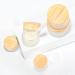 Zeoabsy 4 Pack 5ml Matte Transparent Glass Cream Cans with Lid - Ideal for Cosmetics Gels & Ointments - Eco-Friendly & Durable Storage Solution - Buy Online on GoSupps.com