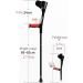 Forearm Crutches 1 Pair Ergonomic Handle with Comfortable Grip - Sturdy High Density Aluminum Durable for Standard and Tall Adults 2 Units (1 Units) () Bathing in Sunlight - Buy Online on GoSupps.com