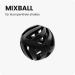 Shakenext 700ml Protein Shaker Bottle - Leak-Proof Lid Mixing Ball & Blender for Fitness Protein Shakes | Dishwasher-Safe - Special Black Edition - Buy Online on GoSupps.com