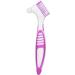 Verdant Touch Double-Head Denture Brush | Cleaning Brush for False Teeth | Portable & Double-Sided Design - 180 mm - Buy Online on GoSupps.com