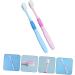 PartyKindom 6 Pcs Toothbrush Set - Stylish & Durable Household Bur Ladies PP | Shop Internationally! - Buy Online on GoSupps.com