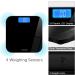 Innotech Digital Bathroom Scale - Easy-to-Read Backlit LCD - Black - Buy Online on GoSupps.com