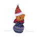 LABRIMP Christmas Sack 1pc Portable Storage Dining Bags Bear Candy for Ornament Decor Party Knitted Kids Fabric Bag