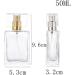 30ml Refillable Perfume Bottle - Portable Glass Fragrance Bottle for Travel | Silver | eCommerce - Buy Online on GoSupps.com