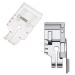 1/4 inch Presser Foot Quilting Patchwork Foot with Edge Guide, 1/4 Inch Clear View Quilting Presser Foot, Fit for Singer Brother Babylock Janome Simplicity Low Shank Sewing Machine(2pcs)