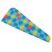 Autism Awarenes Microfiber Hair Towel Wrap for Women 10 Inch X 26 Inch Super Absorbent Hair Turban with Button