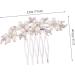 DOITOOL 1pc Hair Comb for Combs for Women Oil Dispenser for Hair Alloy Hair Comb Bridal Hair Accessories Bridal Headpiece Bridal Headdress Alloy Comb Wedding Bridesmaid Pearl - Buy Online on GoSupps.com