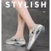 Stratuxx Kaze Women Diabetic Walking Sandals - Orthopedic Air Cushion Slip-On Shoes (Grey, Size 8) - Buy Online on GoSupps.com