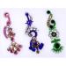 10 Premium Crystal Bollywood Designer Bindis - Metallic Bindi Stickers for Forehead Tika - Buy Online on GoSupps.com