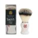 Omega Hi-Brush 4 Mori Shaving Brush Sardinia Asinara Professional Shaving Brush - Set for Men with Hi-Brush Beard Brush