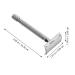 Didiseaon Manual Safety Razor for Men - Durable Stainless Steel Double Edge Shaving Tool Beard Trimmer & Old Fashioned Single Blade Scraper - Buy Online on GoSupps.com