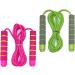Kids Adjustable Jump Rope with Soft Foam Handles - Fun Outdoor Activity for Boys & Girls - Pink-Green - Buy Online on GoSupps.com