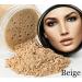 4pc Full Size Beige Kit with Kabuki Brush - Mineral Makeup Matte Loose Powder for Full Coverage & Long-Lasting All Skin Types SPF 18 - Buy Online on GoSupps.com