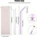 10 All Straws - Reusable Silicone Straws for 30 and 20 oz - Flexible Easy to Clean with 1 Carrying Bag and 2 Cleaning Brushes Multicolor BPA Free Bent Smoothie Straw - Buy Online on GoSupps.com
