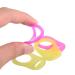 Buy Gudotra Silicone Rings (15 Packs) - Soft Colorful Pacifier Clip Holders with 3 Adjustable Chains for Safe Stylish Use - Buy Online on GoSupps.com