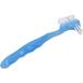 Prosthesis Care Set: Double-Sided Soft Hair Brushes for Plaque Removal - Portable & Ideal for Seniors (Blue) - Buy Online on GoSupps.com