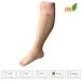 30-40 mmHg Extra Firm Compression Socks - Open Toe Nude 2X-Large - Wide Zipper Design for Easy Wear - Buy Online on GoSupps.com