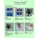 FingerAngel XL Nail Art Stamp Plates Collection - 4PCS Stamping Image Plates Set | Manicure Tools Plate Organizers XL07-10 - Buy Online on GoSupps.com