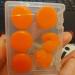 Silicone Earplugs 6 Pcs Protective Ear Plugs Reusable Sleep Earplugs Waterproof Anti-Noise Earbud for Sleep Swimming Orange - Buy Online on GoSupps.com