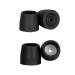 supregear Walker Tips 4 Pcs Universal Walker Commode Replacement Tips Fit Walkers with 25 mm Shaft Walker Accessory Tool Free 2-Pair in Black 25 mm Black