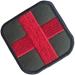 First Aid Patch 3D Cloth Sticker Red Cross Embroidered Fastener Hook Morale Badge Cross Embroidered Patches - Buy Online on GoSupps.com